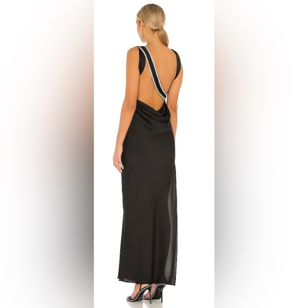 NWT MICHAEL COSTELLO X REVOLVE DANI GOWN IN BLACK Michael Costello